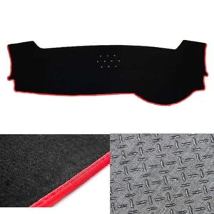 Anti-Slip BL Dash Mat Cover BL w/ Red Edge Stripe for 07/2018 ~ 2020 KIA Cerato - Picture 1 of 9