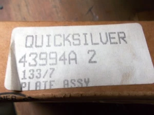 New OEM Mercruiser/Quicksilver Zinc Anode Part Number 43994A 2 - Picture 1 of 3