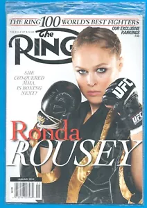 Ronda Rousey The Ring Magazine 2016 still sealed collectible condition - Picture 1 of 2
