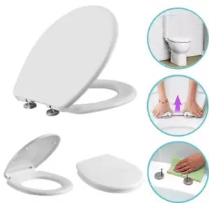 Quick Release Toilet Seat | Soft Close | Heavy Duty | Universal Fit | One Button - Picture 1 of 12