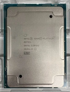 PROCESSORE CPU SRF81 INTEL XEON PLATIUM 8273CL 2,20 GHZ 28-CORE 38,5 MB 165 W - Foto 1 di 1