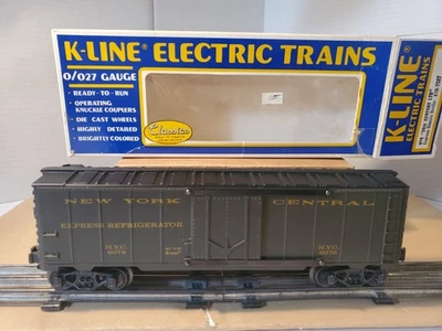 Vintage 1990 K-Line K70-7507 NYC 20th Century LTD Express Reefer Die-Cast Trucks - Image 1 of 4
