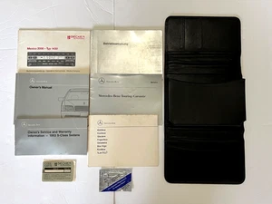 1992 Mercedes Benz 600SEL 600 SEL W140 M120 V12 Owner's Manual Booklets w/Case - Bild 1 von 14