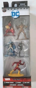 DC Comics Nano Metalfigs Batman Wonder Woman The Flash Cyborg Parademon - Picture 1 of 7