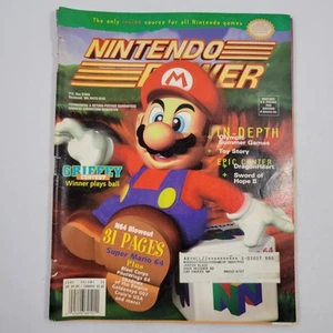 Nintendo Power Magazine Vol #85 Super Mario 64(Jun. 1996)With Poster - Picture 1 of 18