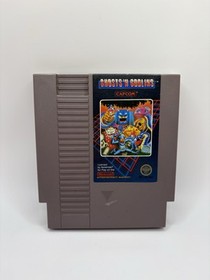 GHOSTS N GOBLINS AND ORIGINAL VIDEO GAME Nintendo System 1985 CARTRIDGE NES HQ