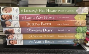 Lot 6 HC Love In Lancaster County Hardcover hearts of Amish country Annie - Picture 1 of 1