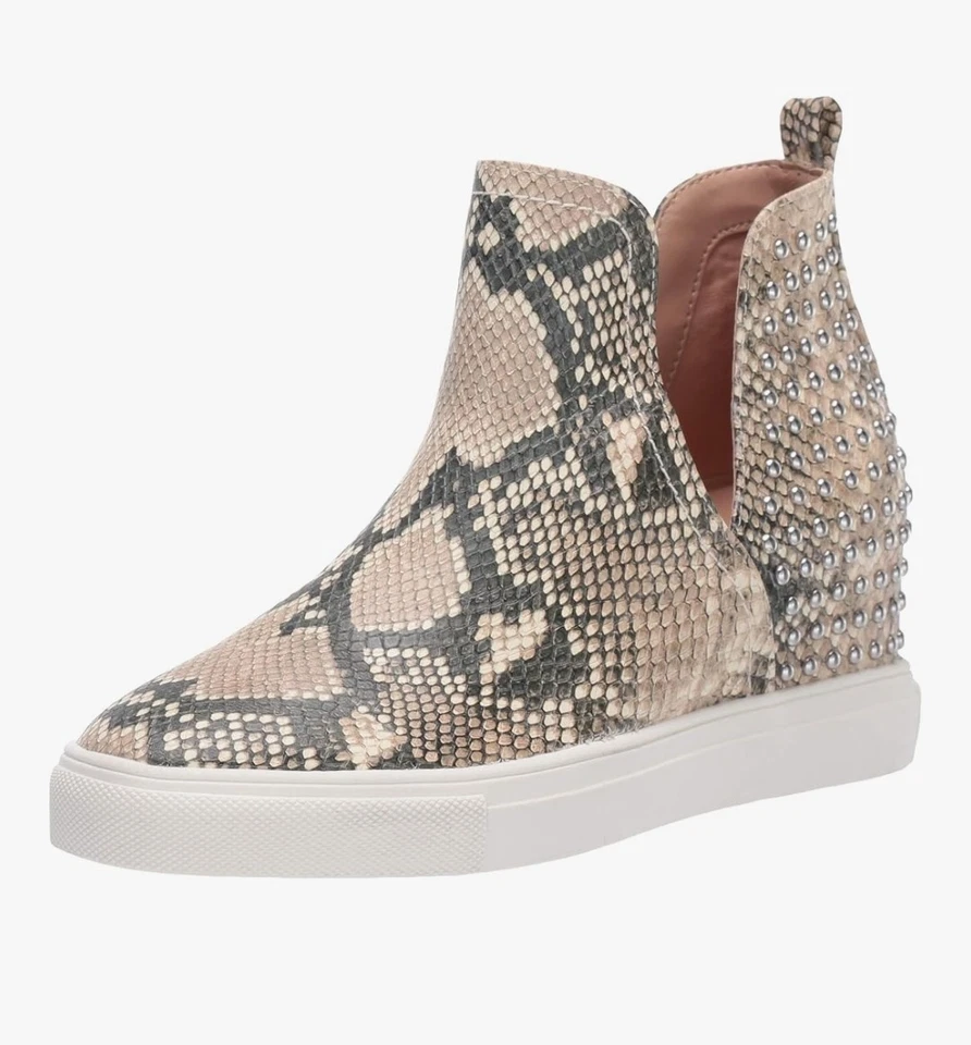 Steve Madden Zapatillas de Cuña Estampado de Serpiente Zapatos para Mujer Talla 8.5 Informales Nuevas sin Caja Foto 1 de 4