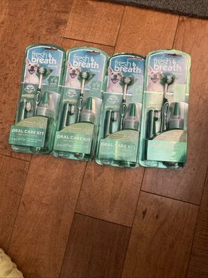 TropiClean Fresh Breath Oral Care Kit for Puppies Finger Tooth Brush & Oral Gel - Image 1 of 4