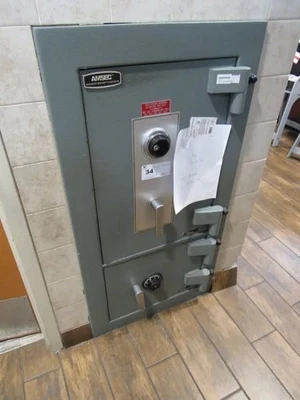 Amsec 2 door drop safe T-15 2 hour fire rated. - Image 1 of 4