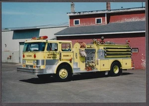 Warren MA FD Hahn Pumper Engine #2 fire truck photo - Picture 1 of 1