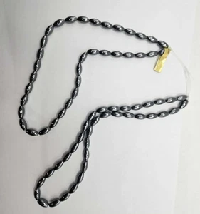 2 Ständer Hämatit Perlen, konisch oval, ca. 1 cm lang - Bild 1 von 5