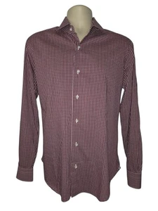 Barba Napoli Cucito A Mano Oberhemd Herren 15 3/4 40 - Bild 1 von 5
