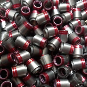 12x PREM GOLF FERRULES .355 2 Ring Grey/Red "COLLARED" 14mm QUALITY LOT(F14) - Picture 1 of 2