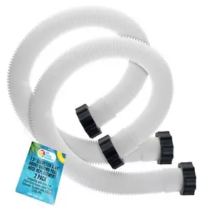 U.S. Pool Supply Above Ground Pool Hose Replacement 1.5" Diameter x 40", 2 Pack - Picture 1 of 5