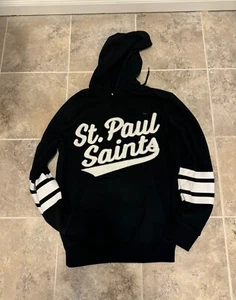 Vintage Starter St. Paul Saints IBL Baseball Kapuzen Team Sweatshirt Herren Medium - Bild 1 von 8