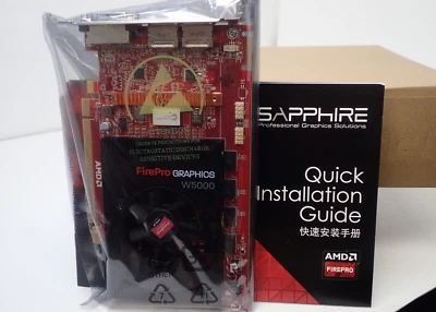 AMD FirePro Graphics W5000 2GB GDDR5 DVI Dual DisplayPort PCI-E Video Card - Image 1 of 4