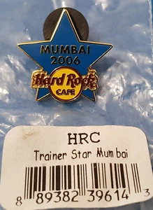 RARO MUMBAI GRAND OPENING STAFF ESTRELLA DE ENTRENAMIENTO AZUL 2006 Hard Rock Café PIN LE50 - Imagen 1 de 3