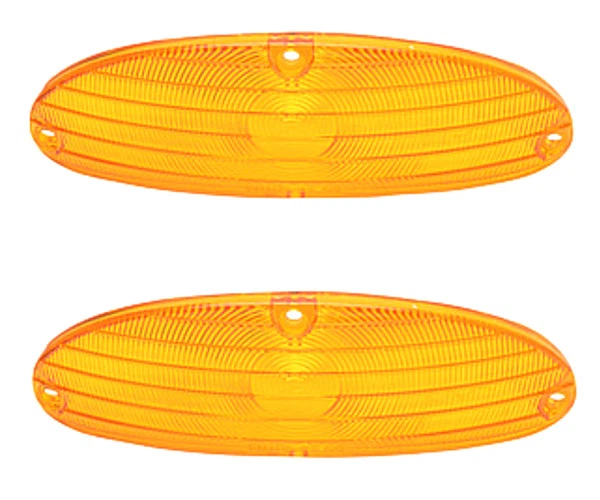 Chevrolet 150 210 1955 Bel Air Nomad lámpara de estacionamiento lente de luz "ámbar" par L4102 Foto 1 de 1