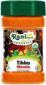 Rani Organic Tikka Masala (6-Spice Indian Blend) 3oz (85g) PET Jar - Picture 1 of 10