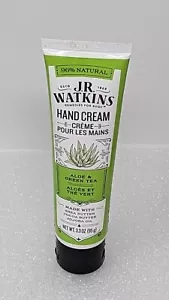 J.R. Watkins Shea Butter Hand Cream Aloe & Green Tea 3.3 oz - Picture 1 of 1