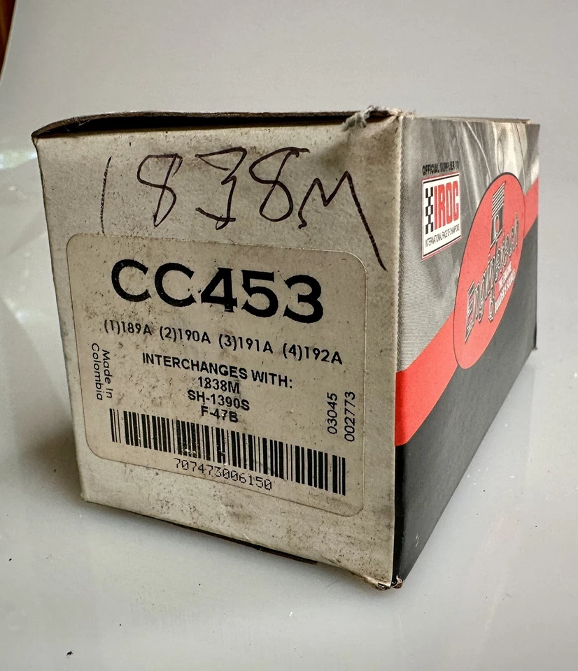 Juego de cojinetes del árbol de levas del motor Enginetech CC453 para Ford Ranger 1983 1984 1985 1986 Foto 1 de 2