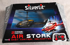 SILVERLIT Air Stork Helicopter Toy Remote Control Easy Cont Fly Black Gold NEW