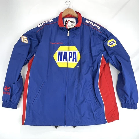Chase Authentics Napa Michael Waltrip 15 Jacket - Men's Size XL - Vintage NASCAR Cover