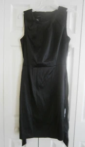 New Directions 10 Black Casual Pencil Dress Tea Midi Stylish Comfortable - Picture 1 of 8