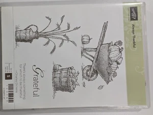 Stampin Up Always Thankful stamp set, used, retired, autumn theme - Picture 1 of 2