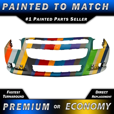 Painted To Match Front Bumper Fascia Exact Fit for 2008-2012 Chevy Malibu Sedan Foto 1 de 4