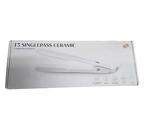 T3 SinglePass 1" Flat Iron Straightener - White - Bild 1 von 4