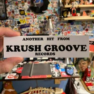 Ein weiterer Hit aus KRUSH GROOVE Records Replik Aufkleber Hip Hop Film - Bild 1 von 4