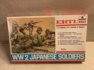 ESCI ERTL WW2 JAPANESE SOLDIERS 50 1/72 MODEL FIGURES WORLD WAR 2 #2878 - Picture 1 of 9