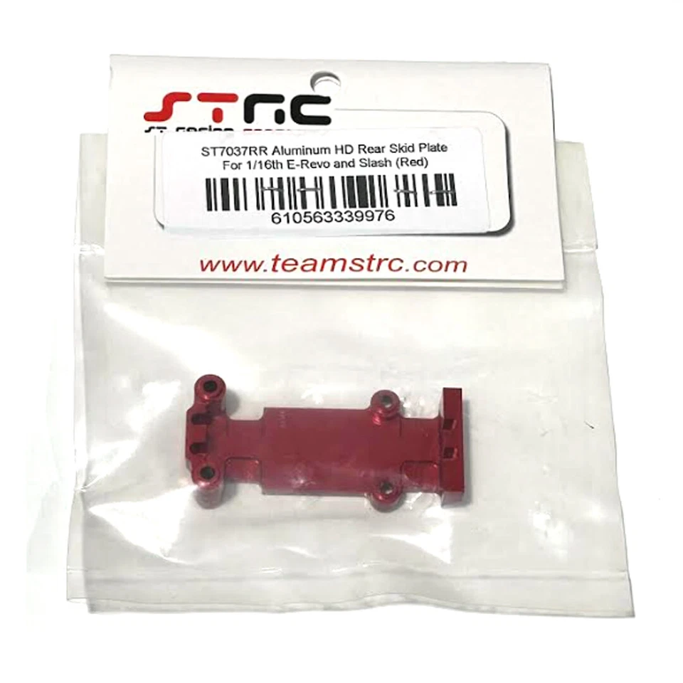 NEW STRC Aluminum HD Rear Skid Plate for 1/16 Slash & Revo - Image 1 of 1