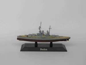 DIE-CAST NAVE DA GUERRA BADEN 1915 - WARSHIPS BATTLESHIP #48 - Imagen 1 de 2