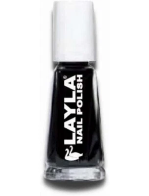 SMALTO UNGHIE LAYLA COSMETICS NERO 106 MADE IN ITALY dark gothic emo punk goth - Bild 1 von 2