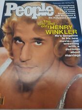 People Weekly Magazine-Newsstand-No Label- Henry Winkler On Cover February 1978