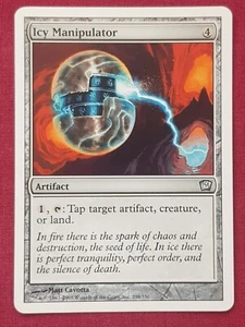 Magic The Gathering 9TH EDITION ICY MANIPULATOR artifact card MTG NINTH - Picture 1 of 2
