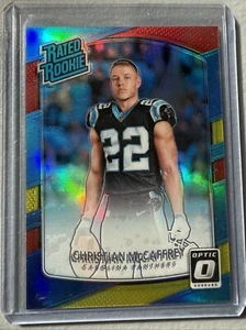 Christian McCaffrey 2017 clasificación novato rojo y amarillo Prizm - Imagen 1 de 2
