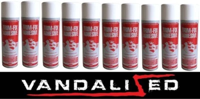 TRIMFIX TRIM FIX Van Carpet High Temperature Adhesive Spray 10 Heat Resistant Glue 500ml