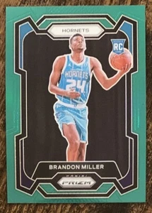 Prizm Brandon Miller Hornets Rookie Green Prizm #152 2023-24 - Imagen 1 de 2