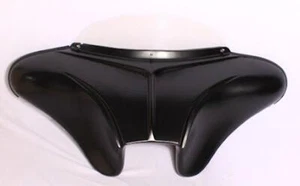 PRIMER Batwing Fairing Windshield 4 Yamaha Vstar 650/1100 Custom 6.5" SPKS HOLES - Picture 1 of 4