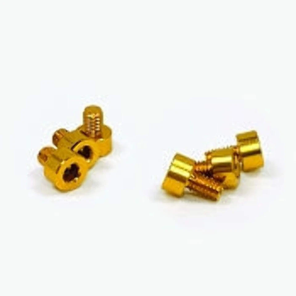 Trinity X-FACTOR (6PC) ALUMINUM SCREW KIT (GOLD) REV1131G - Image 1 of 1
