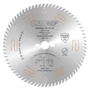 285.66-67-68 CMT LAME A DENTI ALTERNATI CROMATE E SILENZIATE, SERIE INDUSTRIALE - Imagen 1 de 2