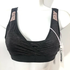 Freya Nursing Bra XS Charcoal Gray Athletic Stretch Comfort Womens New - Picture 1 of 8