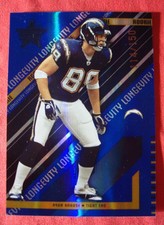 2004 Ryan Krause Rookie & Stars Longevity Sapphire Rookie Card  Chargers  /150
