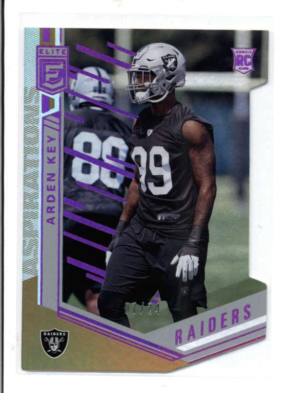 ARDEN KEY 2018 DONRUSS ELITE #120 ROOKIE ASPIRATIONS DIE CUT #07/24 AX4764 - Image 1 of 1