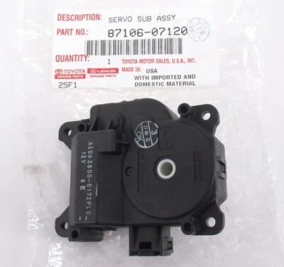 Motor actuador mezcla HVAC genuino OEM Toyota Lexus 87106-07120 Foto 1 de 4