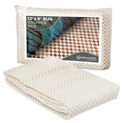 Nevlers Premium Grip and Non Slip Rug Pad 9 x 12 feet Area Rug Pad